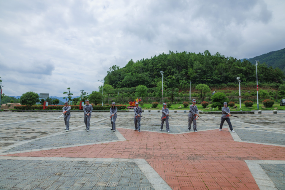 红色印记团建活动现场照片