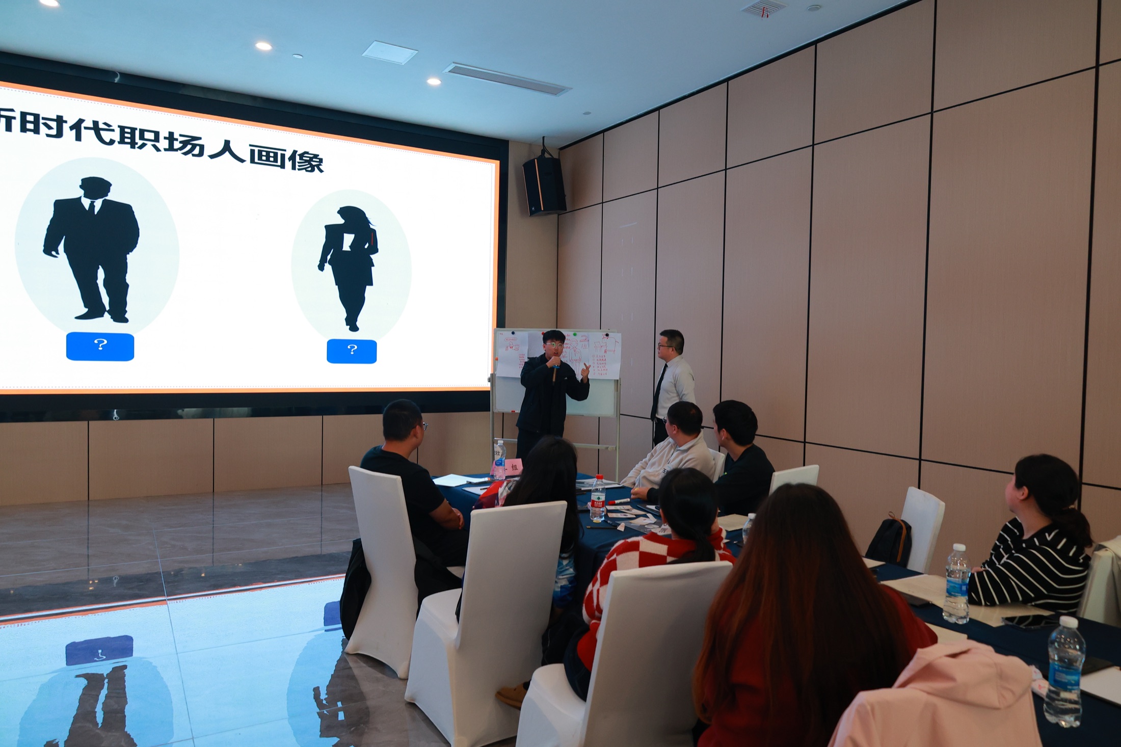 沙盘模拟管理课实拍